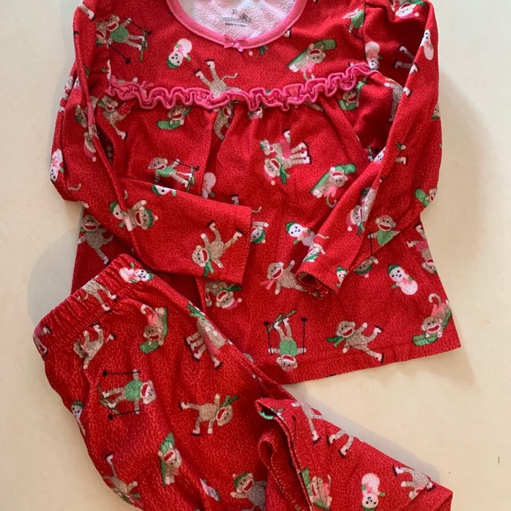 3T Girls Holiday Pajama Set